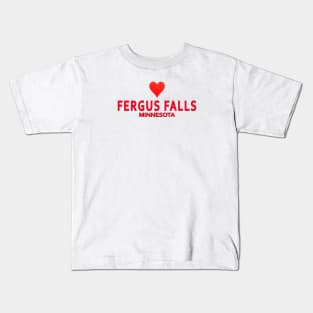 Fergus Falls Minnesota Kids T-Shirt